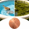 thumbnail image 1 of Outdor 1Pcs Bird Bath Disc 99.99% Pure Copper Bird Bath Purification Disk 4Inch 0.7MM Thick Self Cleaning Design For Clean Water All Year Disks For Outdoor Birdbaths Bowls Founta, 1 of 6