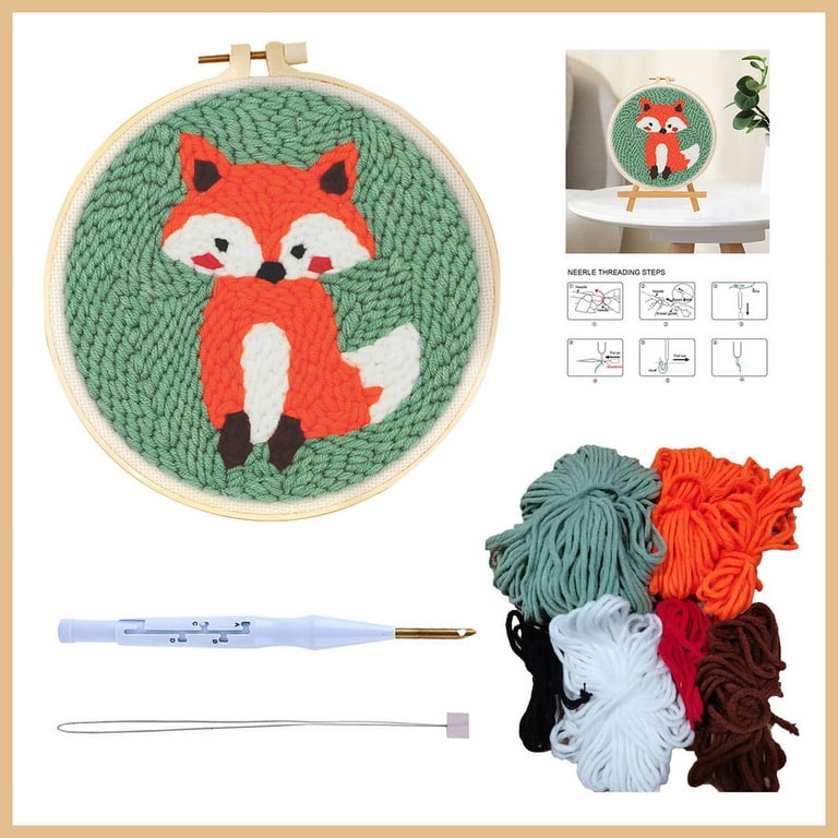 Adults Beginner Punch Needle Embroidery Starter Kits For Beginner ...