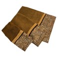 thumbnail image 1 of Popular Bath Wild Life Animal Print 3-Piece Towel Set, Brown, 1 of 1
