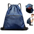 thumbnail image 1 of REJODA-Drawstring Backpack - Foldable Large Gym Sports Bag for Basketball & Soccer with Pull String (Sac de Sport), 1 of 4