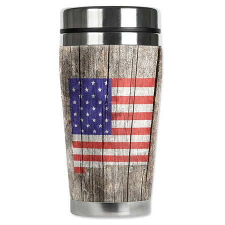 

Mugzie brand 20-Ounce MAX Stainless Steel Travel Mug with Insulated Wetsuit Cover - New Mexico Map