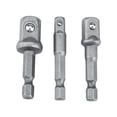 thumbnail image 4 of Barre d'Extension d'Alimentation, Adaptateur de Prise 3 Pcs/set 1/4 Po Adaptateur de Pilote de Prise Adaptateur de Bit Ultra Réactif, 4 of 7