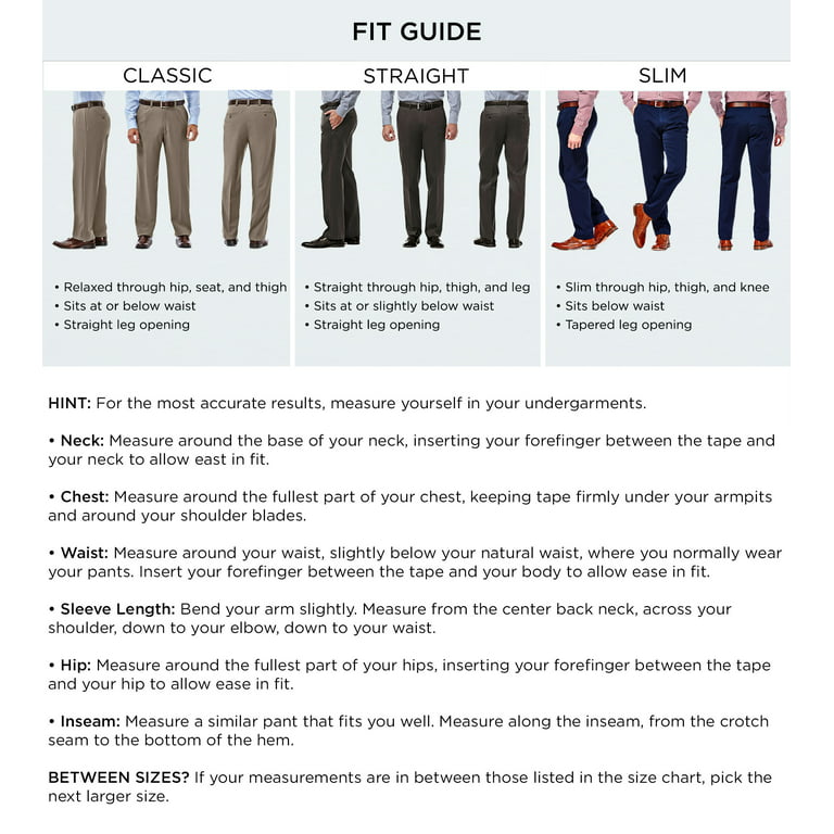 Haggar Men's Cool 18® Pro Solid Flat Front Pant Classic Fit HC00235 