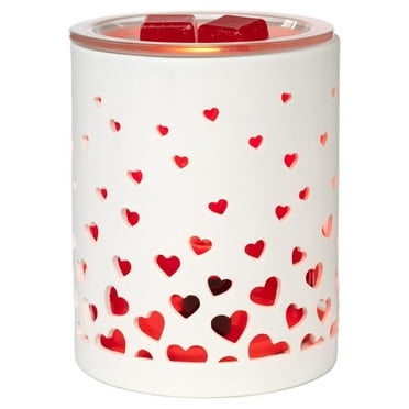 Drevy Romance Collection - Scented - Romantic Wax Cube Melter & Burner - Electric Romance Fragrance Home Air Freshener Gift ( Aglow)