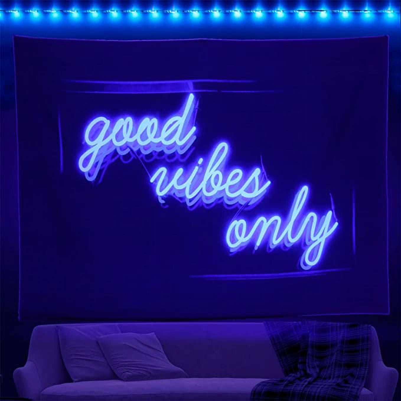 Neon light tapestry sale