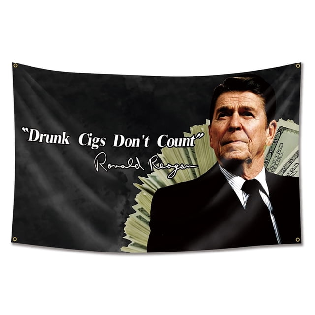 Tapestry Drunks Cigs Donts Counts Bandera Art Anime 90 x 150 cm