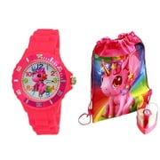 Girls Unicorn Lucky Wrist Watch Gift Set For Kids . Easy Read Learn Time.