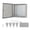 16*16*6 Inch, variant on Kojooin Lockable Outdoor Electrical Box, NEMA 4X Steel Enclosure, IP67 Waterproof Dustproof Junction Box with Mounting Plate and Key for Indoor Outdoor