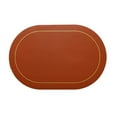 thumbnail image 5 of EIMELI Tapis de Protection de Table à Manger Tapis d'Isolation Facile à Nettoyer Faux Cuir Tapis de Protection de Table Résistant à la Chaleur pour la Maison, 5 of 5