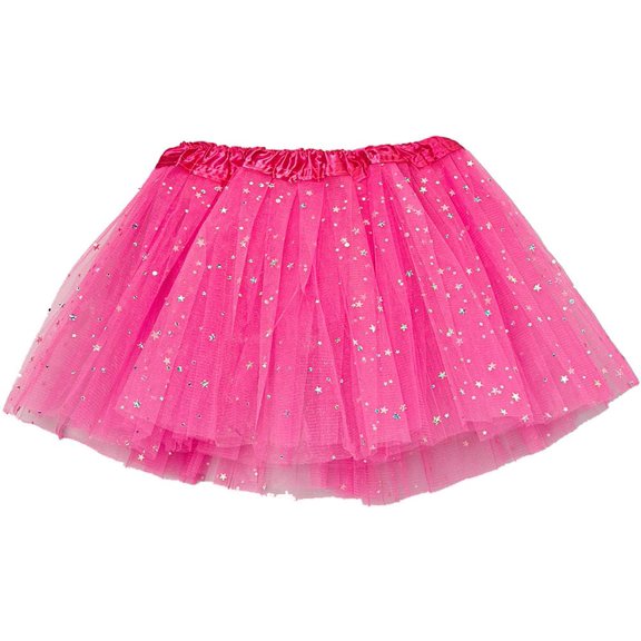 Wenchoice Hot Pink Sparkle Star & Dot Tutu - Girls One-Size