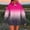 8#Hot Pink, variant on Heisall Womens Hoodies 2025 Fall Winter Ombre Print Longline Long Sleeve Pocket Fashion Sweatshirts