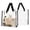 Clear * 2, variant on Clear Tote Bag Stadium Approved See Through Top Handle Handbag PVC Reusable Shopping Grocery Bags for Picnic Work Beach Concerts Sports