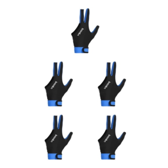 Wosthever Snooker Billiard Cue Glove Left Hand Pool Glove Finger Three en Open Women Type2 NO2