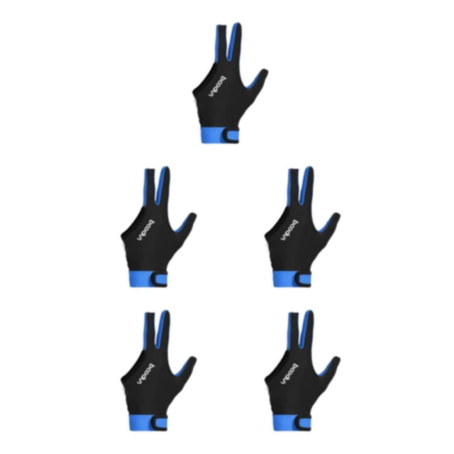 Wosthever Snooker Billiard Cue Glove Left Hand Pool Glove Finger Three en Open Women Type2 NO2