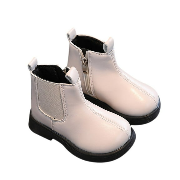 Toddler Baby Boy Girl Fashion Boots Side Zipper Design Non-slip Shoes