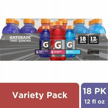 Gatorade Purple Red Blue Sports Drink Mini Variety Pack Bottles
