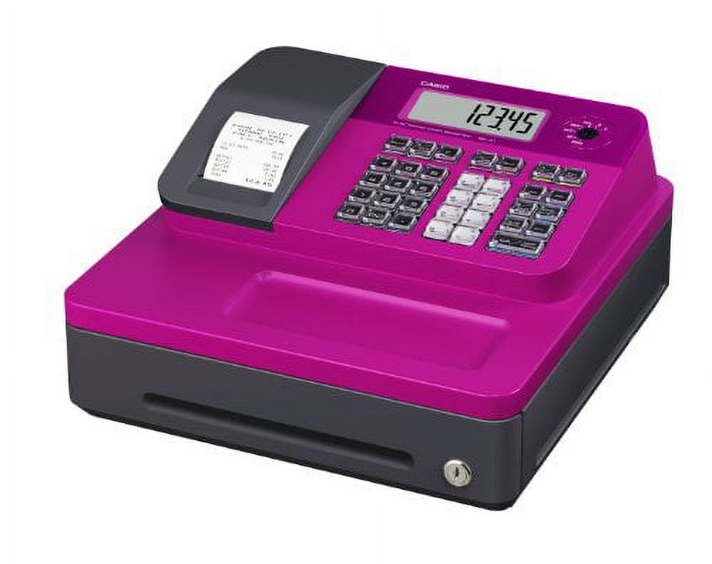 Casio SEG1SC Thermal Print Cash Register, Pink - image 2 of 4