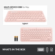 Logitech 920-009728 Logitech K380 Multi-device Bluetooth Keyboard For Mac-rose