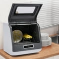 Wuzstar Portable Countertop Dishwasher Tabletop Hot Air Drying 3
