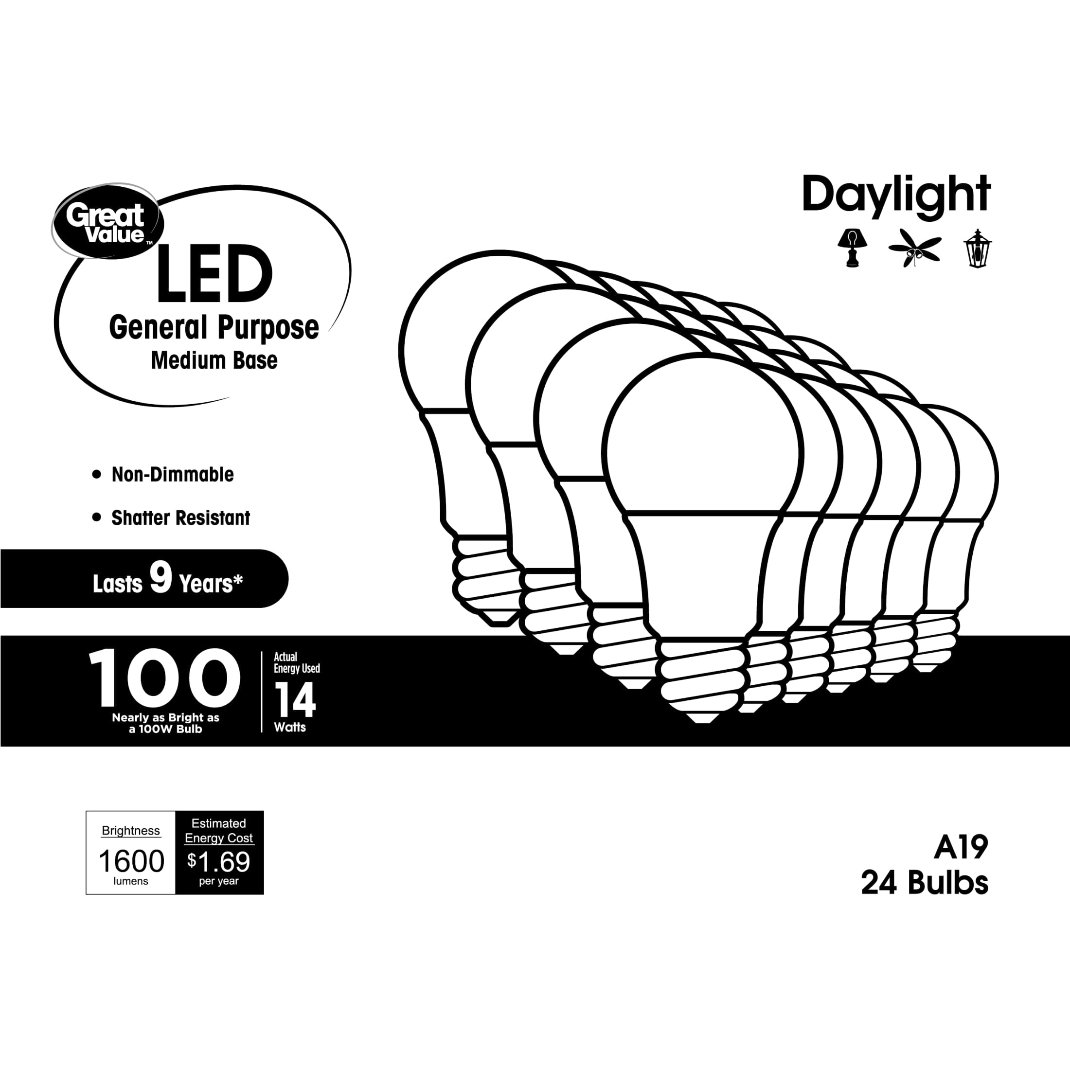 GV 100W 9YR DL 24PK