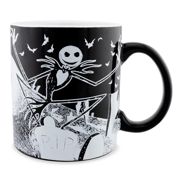 Taza de café plateada Buffalo Disney Nightmare Before Christmas