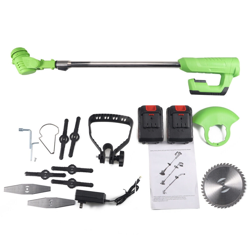 G · PEH 24V 600W Electric Grass String Trimmer Weed Eater Lawn Edger Cordless Cutter US