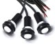 thumbnail image 5 of Xotic Tech 3 luces LED de marcador de parrilla delantera con conjunto de lente de proyector compatible con coches, camionetas, SUV, remolques, 3000 K, ámbar, 5 of 5