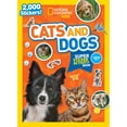 thumbnail image 1 of Pre-Owned National Geographic Kids Cats and Dogs Super Sticker Activity Book (Paperback) 1426338112 9781426338113, 1 of 1