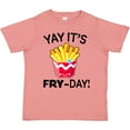 thumbnail image 3 of Inktastic Yay Its Fry Day with Cute French Fries Boys or Girls Toddler T-Shirt, 3 of 5