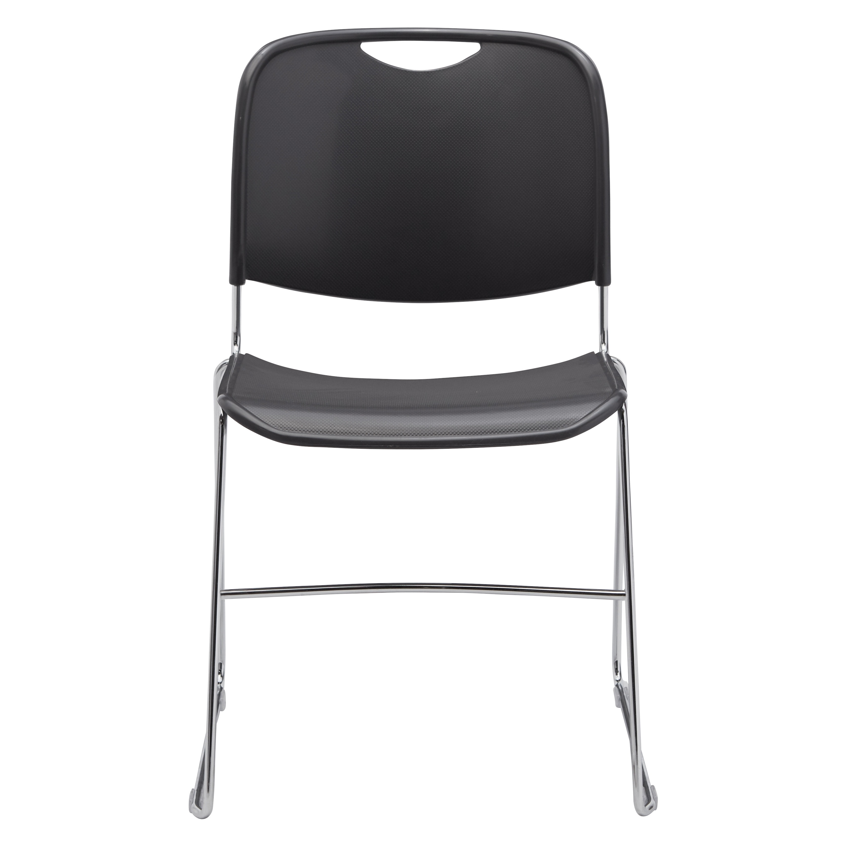 NPS® 8500 Series Ultra-Compact Plastic Stack Chair, Gunmetal
