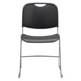 thumbnail image 2 of NPS® 8500 Series Ultra-Compact Plastic Stack Chair, Gunmetal, 2 of 12