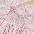 thumbnail image 6 of Okbabeha Baby Girl Easter Day Outfit Newborn Romper Dress Cartoon Rabbit Print Design Sleeveless Ruffle Hem Cute Dress/Jumpsuit Headband 2pcs, 6 of 7