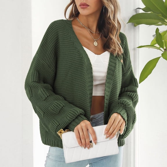 Vedolay Womens 2023 Coat Womens Casual Ripped Frayed Jacket Long Sleeve Oversized Casual Coat with Pockets,Green S