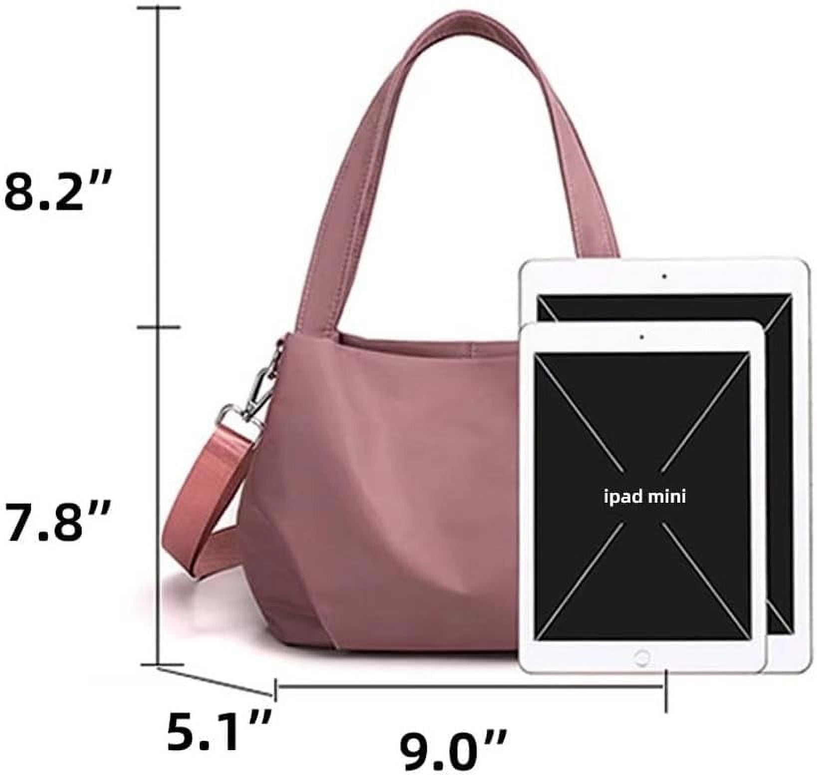 Shoulder Bag for Women Ladies Nylon Satchel Purses Lightweight Crossbody Handbag Travel Tote Purses