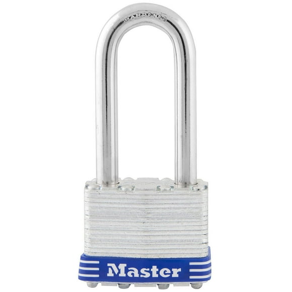 Cadenas Master Lock en acier laminé large 1DLH, anse de 2 po (51 mm)