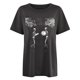 thumbnail image 5 of Moda Mujer Damas Cayó Hombro Mangas Impresión suelta Manga corta Top Pullover Tops Pompotops hfajkhk139544, 5 of 8