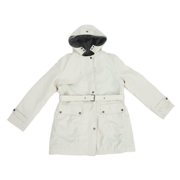 RENACLIPY Women’s Jacket White Plush Keep Warm Travel 1Pack