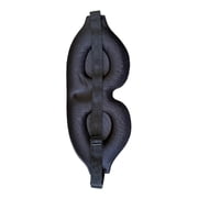 Satin Sleep Mask, Contoured Lash Protectors, Elastic Strap, Embroidered Lashes Front for Decoration, Trubeauty