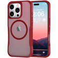 thumbnail image 1 of Funda de teléfono Diverbox para iPhone 16 Pro Max con MagSafe True Red, 1 of 7