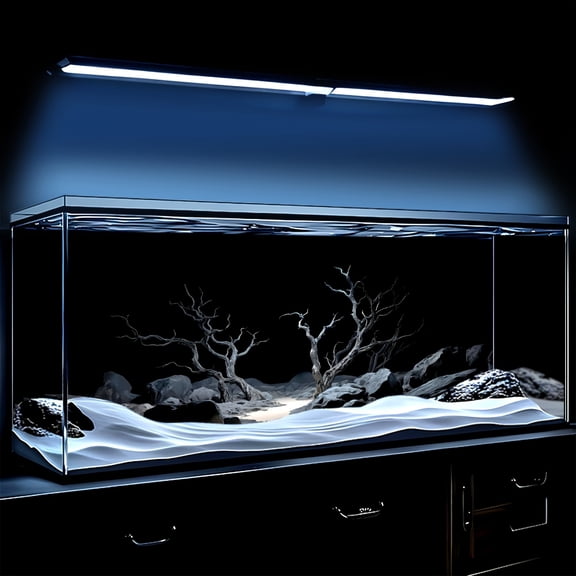 Fish Tank Background Sticker, 31.5" x 39.4" Self-Adhesive Opaque Glossy Black Vinyl Film, Aquarium Glass Backdrop Decor for 80-100 Gallon Tanks