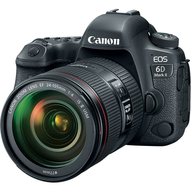 sectie bank mechanisch Canon EOS 6D Mark II DSLR Camera with 24-105mm f/4L II Lens - Walmart.com