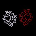 thumbnail image 2 of CHUANK 1Set Flower Cutting Dies Wooden Die Cutting Leather Flower Die Cut Stencils DIY Fabric Cutting Mold Template with Anti-Cracking Plastic Protective Box and EVA Foam for Crafts Flowe, 2 of 7