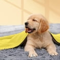 thumbnail image 1 of Feltree Large Absorbent Pet Bath Towel, Super Soft Fleece Drying Blanket for Dogs and Cats, 40x20 Inches, Quick Dry after Bath or Swim, Durable and Multipurpose, 1 of 8