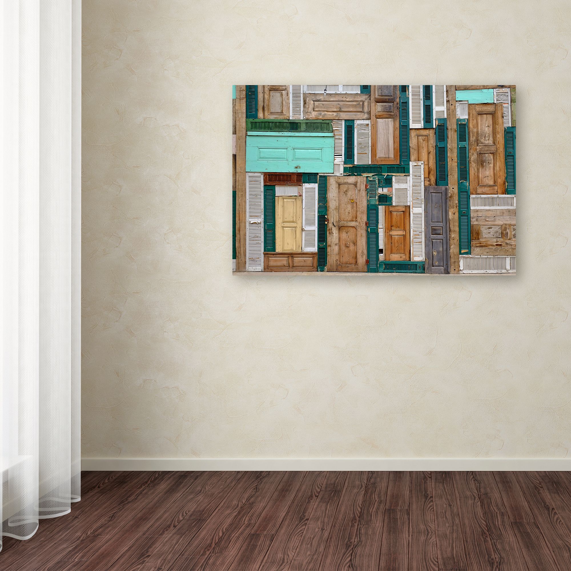 Trademark Fine Art 'The Doors' Canvas Art by Ali Ayer