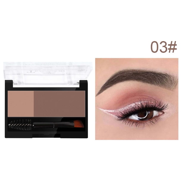 Fiudx Ofertas Flash Del Día Solo En Línea Herramientas De Maquillaje Para Mujeres De Cejas Giratorias Con Polvo Para Cejas