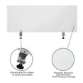 thumbnail image 5 of Flash Furniture Clear Acrylic Desk Partition, 18"H x 47"L (Hardware Included), 5 of 9