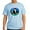 Light Blue, variant on CafePress - Tuxedo Cat Among The Flowers Light T Shirt - Men's Classic Graphic T-Shirt