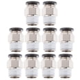 thumbnail image 1 of 10 Uds 4mm/6mm/8mm/10mm/12mm neumático L empuje en línea de aire accesorios rápidos Sharpla Conector Recto Neumático, 1 of 4