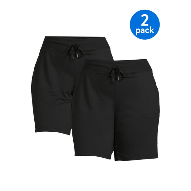 Athletic Works - Athletic Works Plus Size French Terry Bermuda Shorts ...