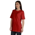 thumbnail image 4 of Inkmeso T-Shirt Basique en Coton Col Rond pour Femmes Coupe Ample Décontractée Long Tee Top, 4 of 8